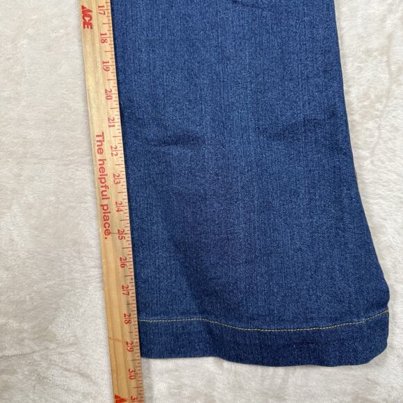 Jason Wu Jeans Blue Denim Flare High Rise Medium Wash Women's Size 2 Stretch - Picture 6 of 10